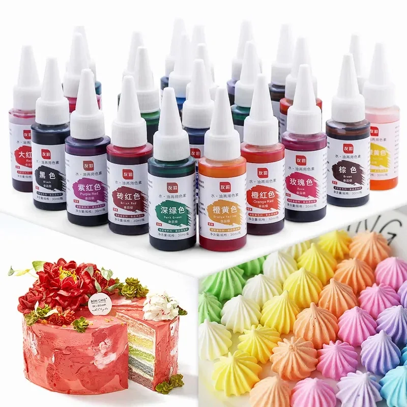 30ml 4Pcs/Set Liquid Bottle Cake Cream Coloring for Baking Decorating DIY Makaron Cookies Kitchen Baking Supplies Accessories
30ml 4Pcs/Set Liquid Bottle Cake Cream Coloring for Baking Decorating DIY Makaron Cookies Kitchen Baking Supplies Accessories