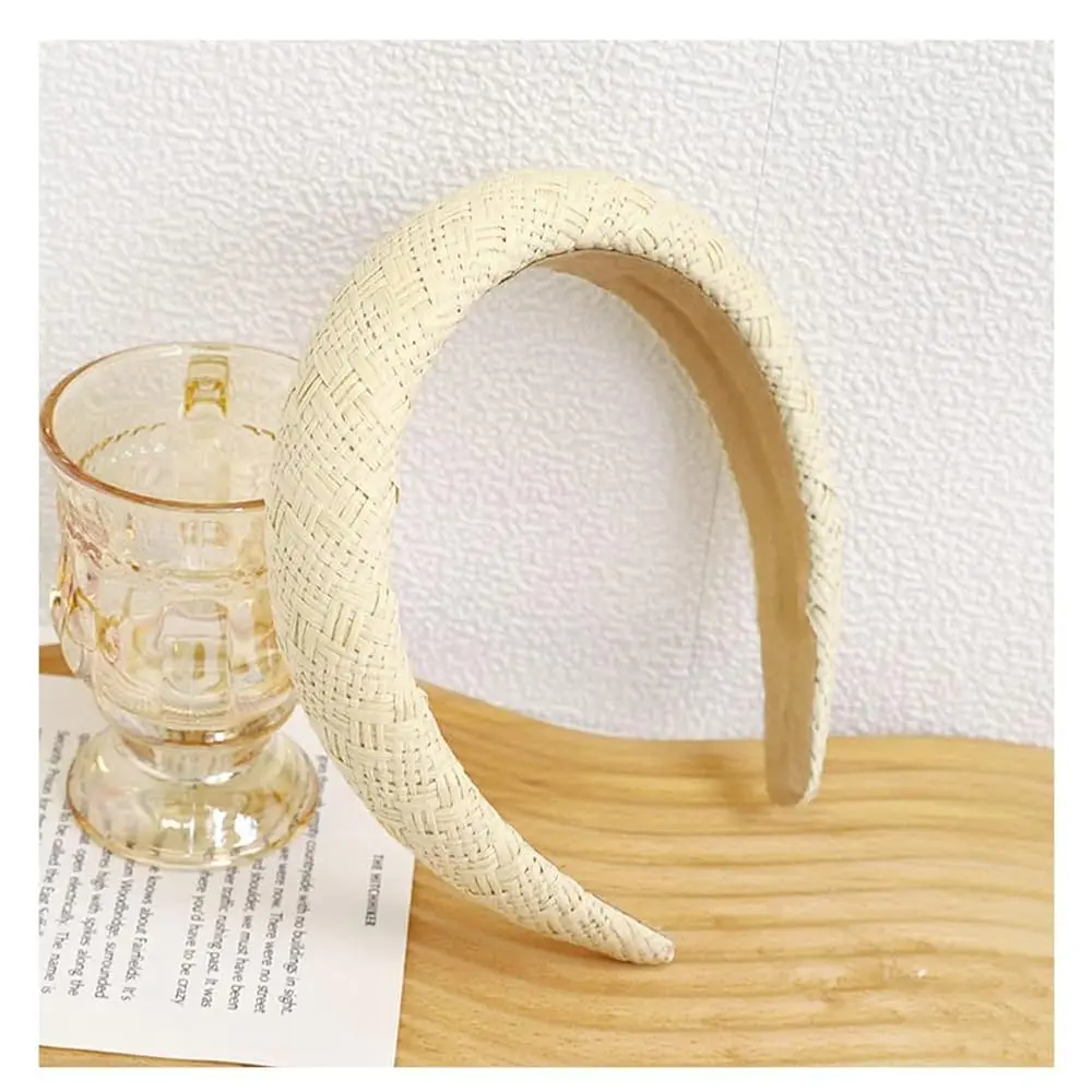 Straw Padded Headband Hairband Puffy Thick Headbands for Women Raffia Rattan Woven Hair Band Head Bands No Slip Wide Summer
Straw Padded Headband Hairband Puffy Thick Headbands for Women Raffia Rattan Woven Hair Band Head Bands No Slip Wide Summer