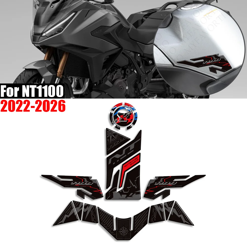 For NT1100 NT 1100 DCT Sport Tourer 2022 - 2025 2026 Motorcycle Tank Pad Side Grips Gas Fuel Oil Knee Protector Stickers Decals
For NT1100 NT 1100 DCT Sport Tourer 2022 - 2025 2026 Motorcycle Tank Pad Side Grips Gas Fuel Oil Knee Protector Stickers Decals
