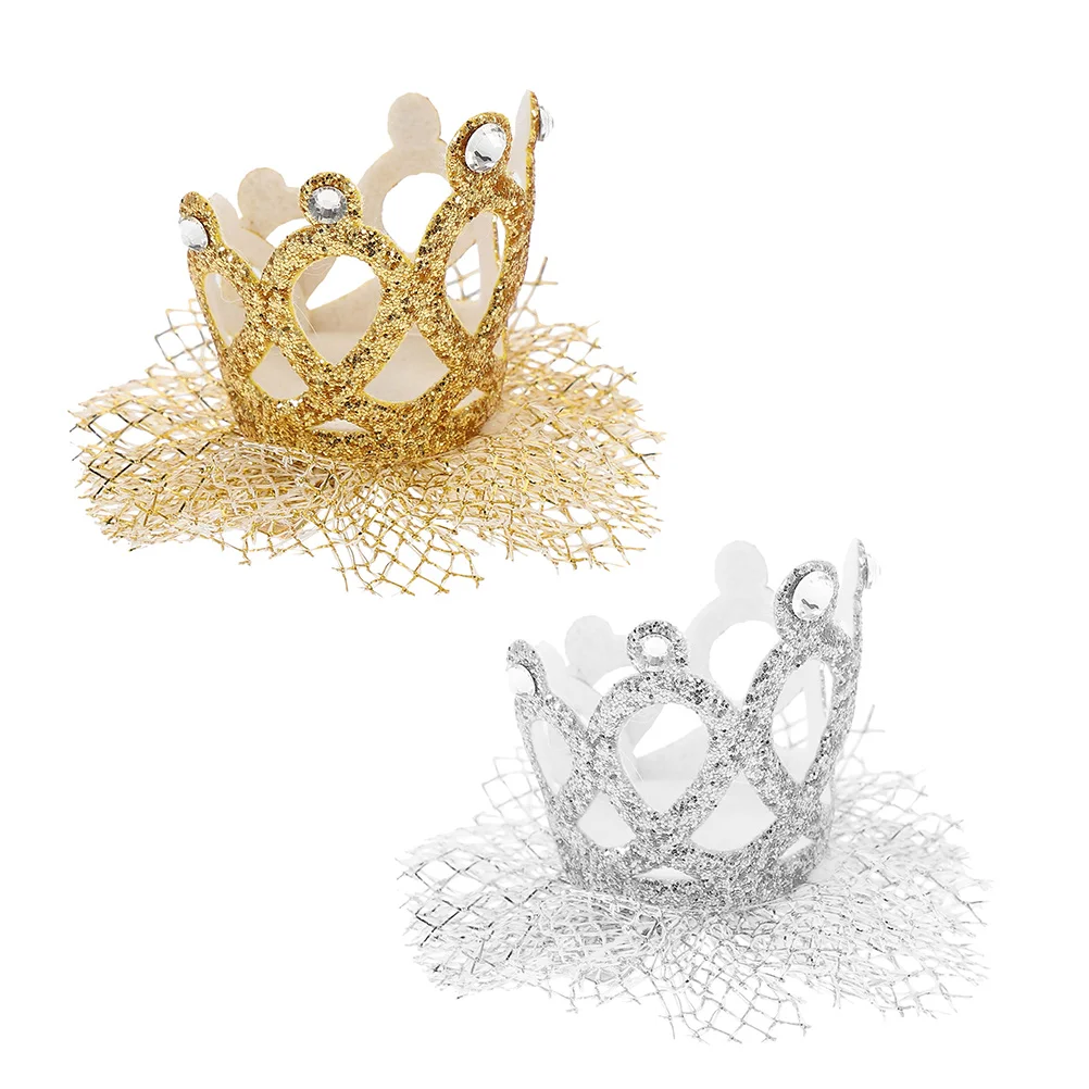 2Pcs Crown Clip Lace Headdress Kid Costume Accessories Baby Shower Crown Hair Clip Birthday Silver Color Lightweight
2Pcs Crown Clip Lace Headdress Kid Costume Accessories Baby Shower Crown Hair Clip Birthday Silver Color Lightweight