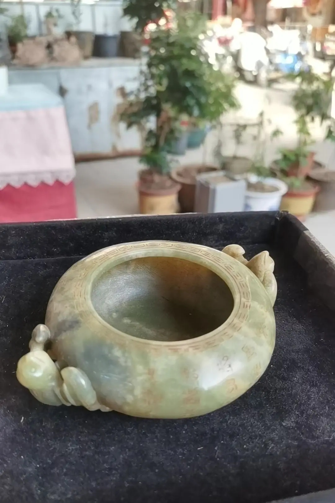 1 шт., сокровище, китайский винтажный Hetian, старый нефритовый обезьяна, ручка, горшок, сосуд, предметы для демонстрации тотемной резьбы, амулета, Таймстаун 
1 шт., сокровище, китайский винтажный Hetian, старый нефритовый обезьяна, ручка, горшок, сосуд, предметы для демонстрации тотемной резьбы, амулета, Таймстаун