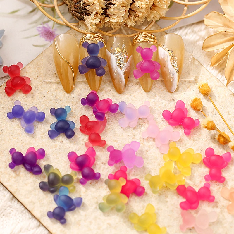 20PCS 3D Luminous Bear Nail Charms Kawaii Rabbit Accessories For Cartoon Nails Art Decoration Design Supplies Manicure Material
20PCS 3D Luminous Bear Nail Charms Kawaii Rabbit Accessories For Cartoon Nails Art Decoration Design Supplies Manicure Material