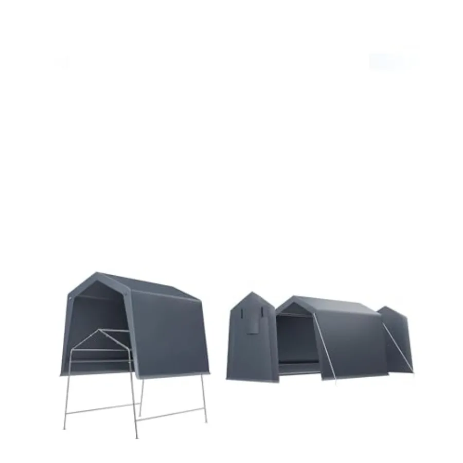 Motorcycle Shed Heavy Duty 6x6 FT Portable Storage Shed with Waterproof Galvanized Steel Frame Gray Outdoor Bike Tent Garage wi
Motorcycle Shed Heavy Duty 6x6 FT Portable Storage Shed with Waterproof Galvanized Steel Frame Gray Outdoor Bike Tent Garage wi