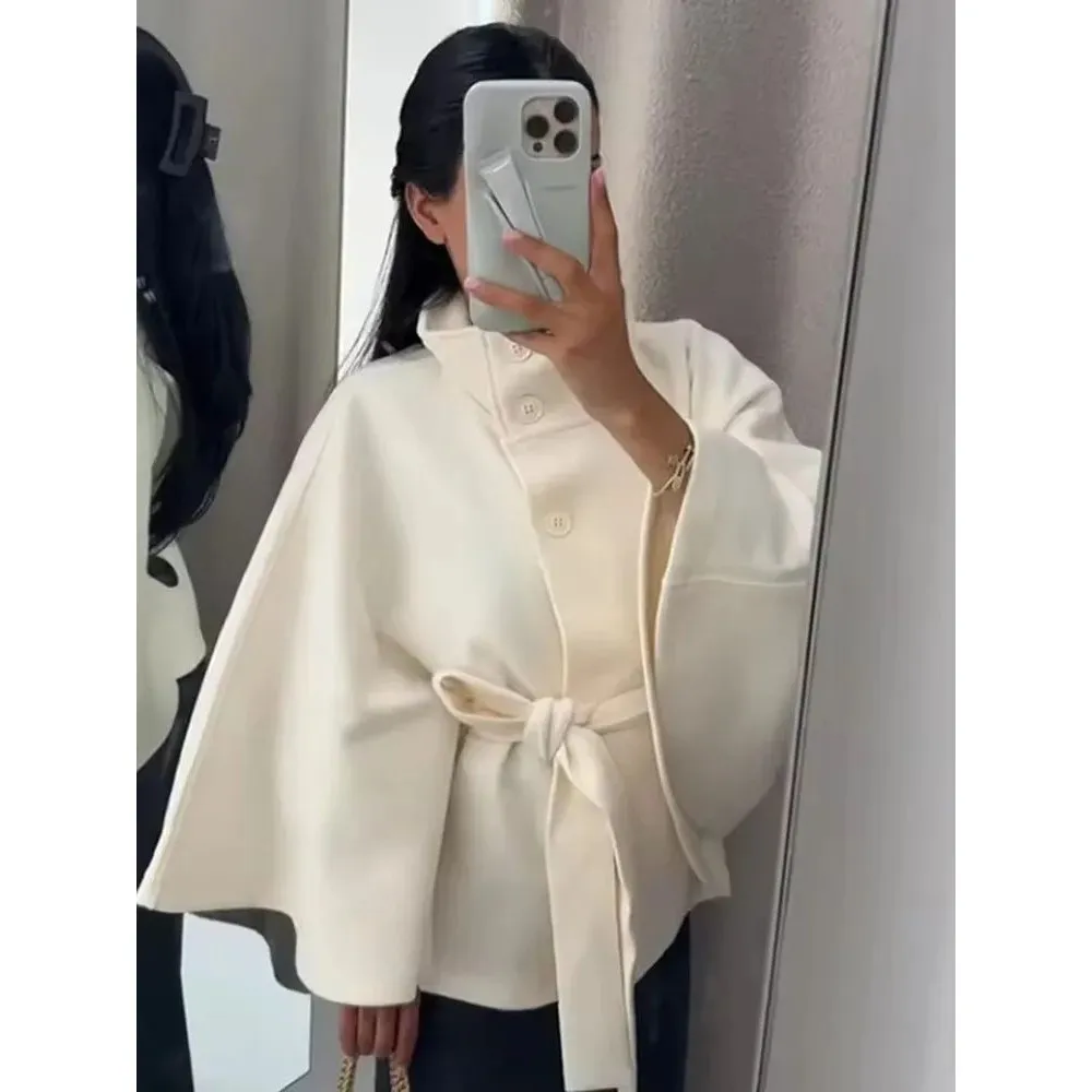 New 2025 Warm ort Cape Coats for Women Flare Sves Belt Cleanfit Sle Winter Thiened Fem Clothing Online And Offline
New 2025 Warm ort Cape Coats for Women Flare Sves Belt Cleanfit Sle Winter Thiened Fem Clothing Online And Offline