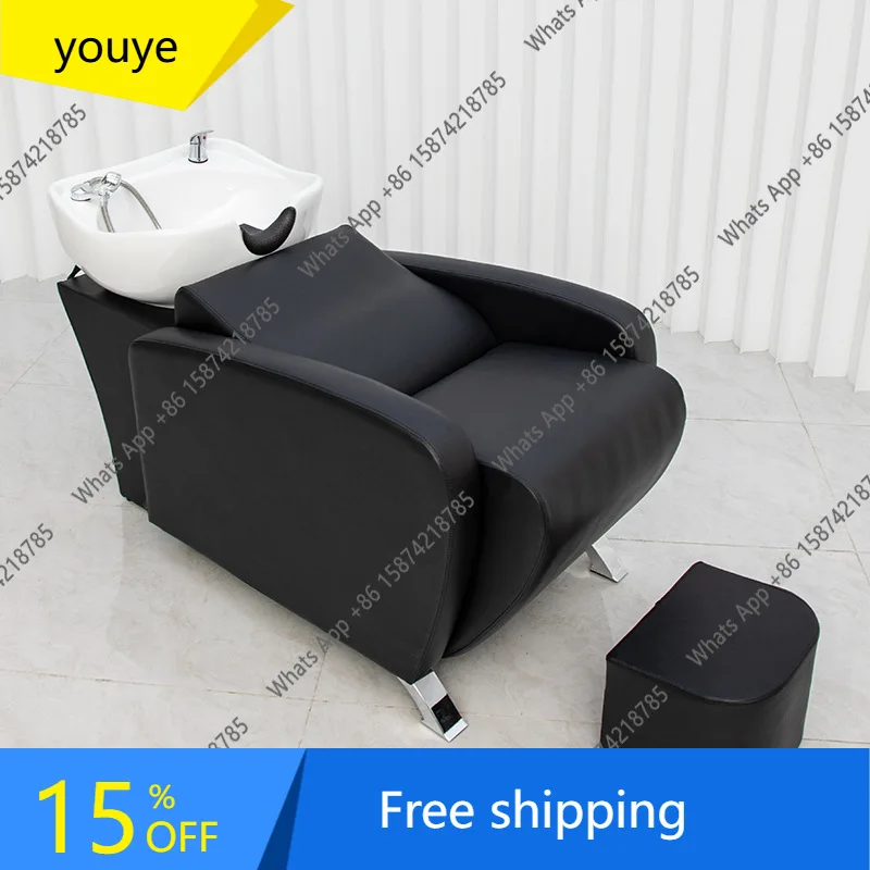 N65 Ceramic basin semi-reclining shampoo bed hair salon hair salon special flush bed massage hair care
N65 Ceramic basin semi-reclining shampoo bed hair salon hair salon special flush bed massage hair care
