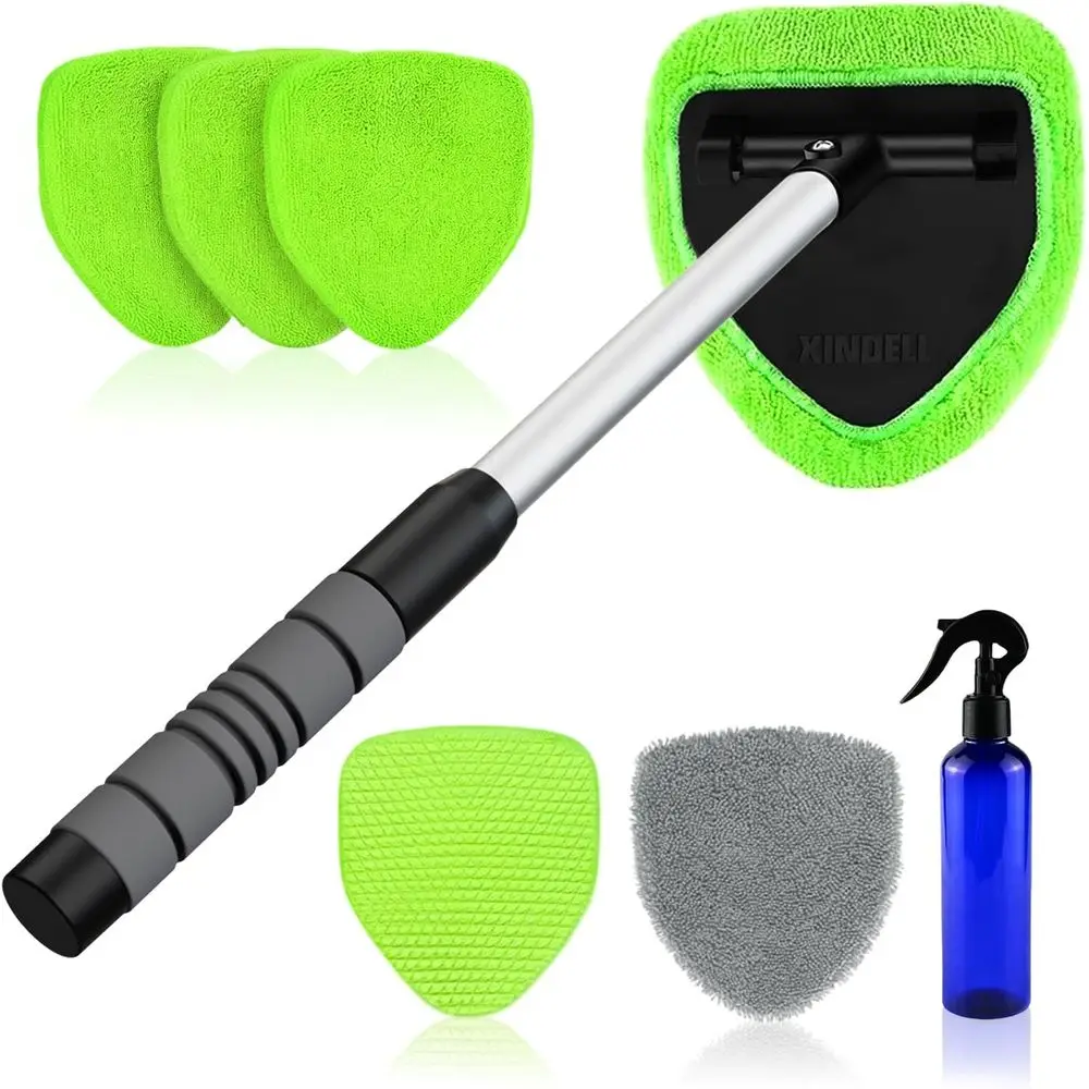 Windshield Cleaner Tool – Car Interior Window Cleaning Kit with Extendable Handle & 4 Microfiber Pads, Auto Wiper Inside Windshi
Windshield Cleaner Tool – Car Interior Window Cleaning Kit with Extendable Handle & 4 Microfiber Pads, Auto Wiper Inside Windshi