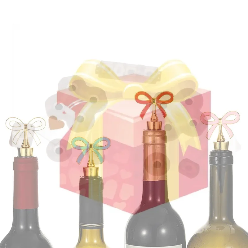 【HG】Bowknot Wine Stopper Silicone Zinc Alloy Reusable Leakproof Bottle Plug Decorative Wine Saver For Home Bar Wedding Party
【HG】Bowknot Wine Stopper Silicone Zinc Alloy Reusable Leakproof Bottle Plug Decorative Wine Saver For Home Bar Wedding Party