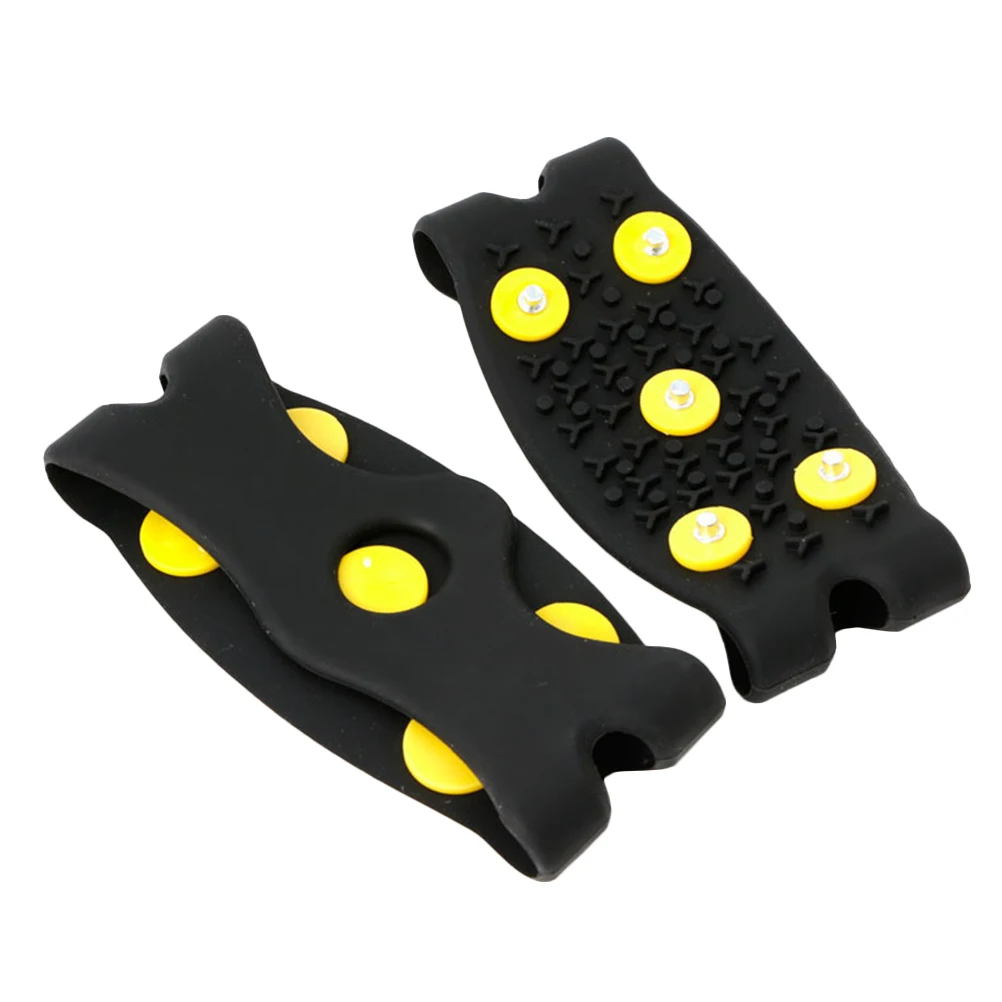 2 Sets Non-slip Shoe Covers Snow Grips Boot Outdoor for Ice Silica Gel Shoes Anti-slip Crampons Steel Studs
2 Sets Non-slip Shoe Covers Snow Grips Boot Outdoor for Ice Silica Gel Shoes Anti-slip Crampons Steel Studs