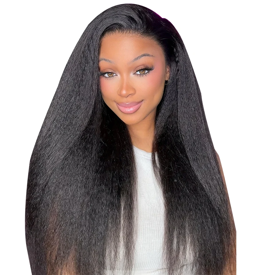 NEW IN 7x5 Wear And Go Glueless Kinky Straight wigs Human Hair Pre Bleached Lace Front Wig Pre Cut Pre Plucked Glueless Wig
NEW IN 7x5 Wear And Go Glueless Kinky Straight wigs Human Hair Pre Bleached Lace Front Wig Pre Cut Pre Plucked Glueless Wig