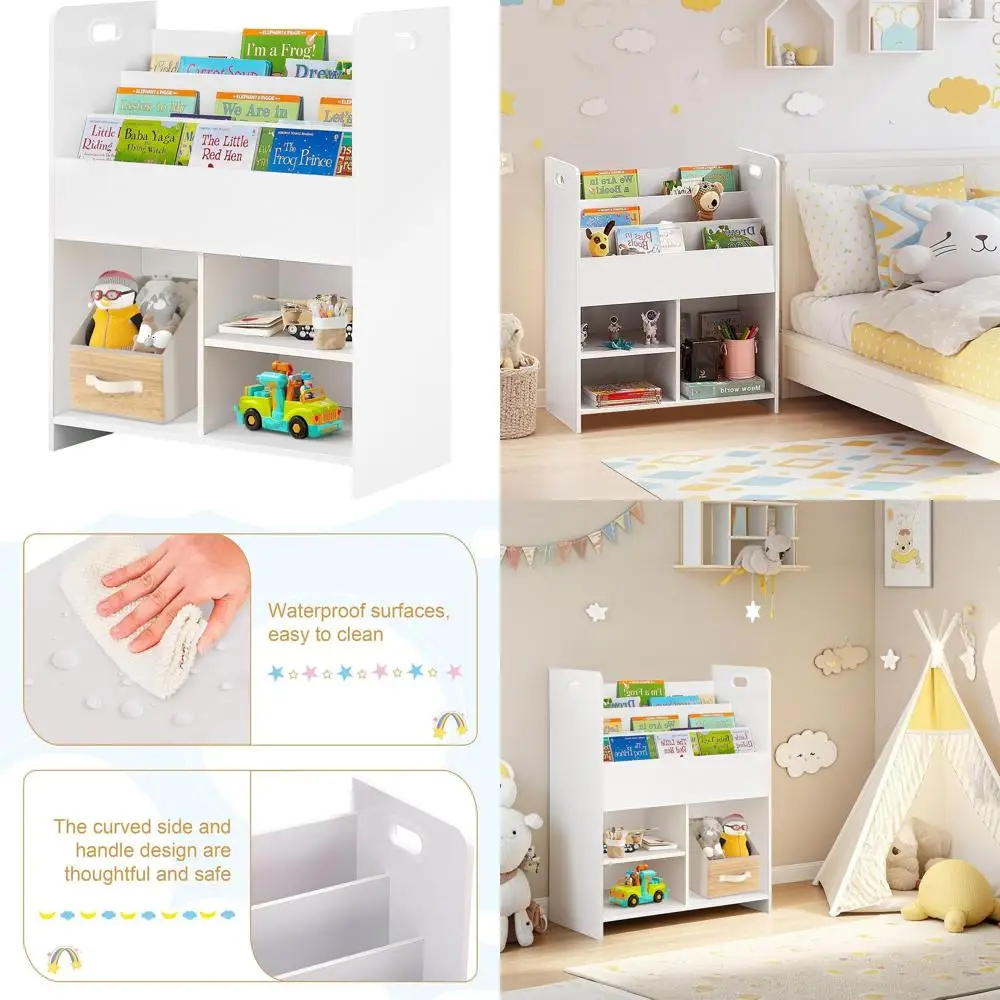 Двойная детская книжная полка с кубиками для хранения, белый деревянный органайзер для игрушек и книг в детской комнате, детской или Kinde
Двойная детская книжная полка с кубиками для хранения, белый деревянный органайзер для игрушек и книг в детской комнате, детской или Kinde