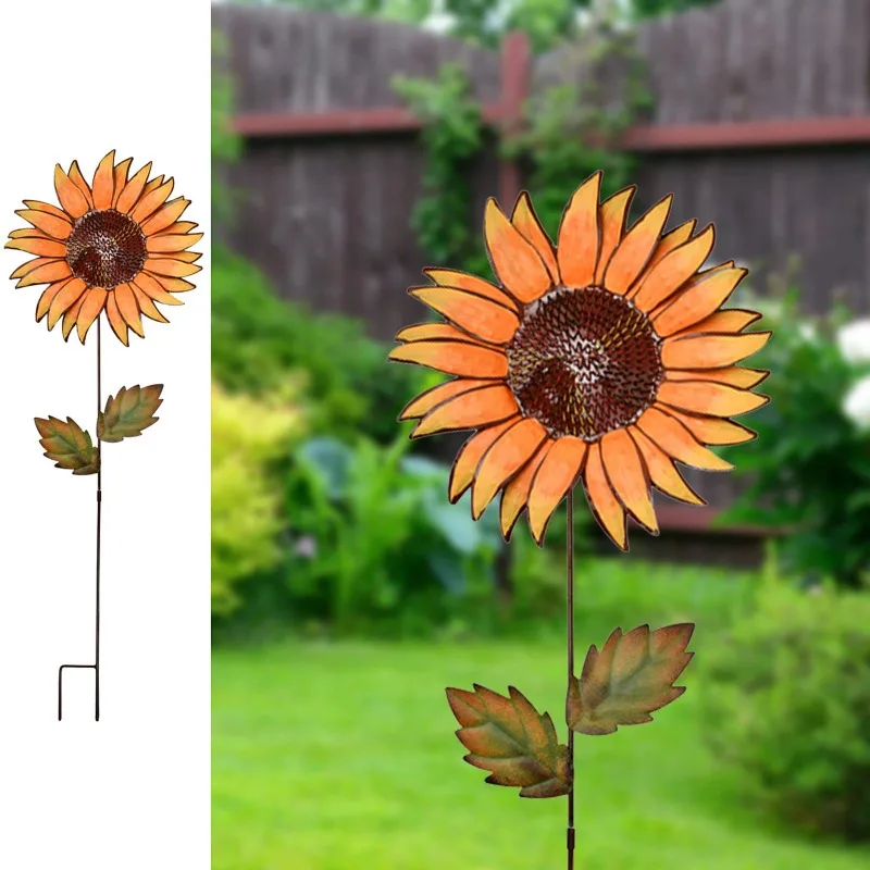 Garden Stakes Metal Spring Yard Decor Sunflower Plant Stakes Lawn Pathway Markers Outdoor Decorative Stakes Patio Flower Beds
Garden Stakes Metal Spring Yard Decor Sunflower Plant Stakes Lawn Pathway Markers Outdoor Decorative Stakes Patio Flower Beds