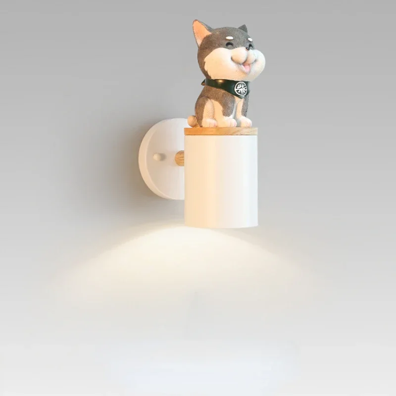 Cartoon Cat Dog Wall Lamps Modern Children's Room Decor Minimalist Bedroom Bedside Lighting Fixtures LED Wall Mounted Spotlights
Cartoon Cat Dog Wall Lamps Modern Children's Room Decor Minimalist Bedroom Bedside Lighting Fixtures LED Wall Mounted Spotlights