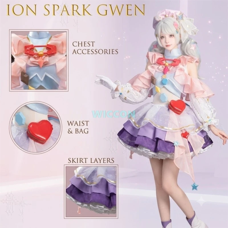 Game Gwen Cosplay Costume Gwen Ionic Spark Sweet Dress For Women Halloween Costumes Lolita Party Dress Halloween Costume
Game Gwen Cosplay Costume Gwen Ionic Spark Sweet Dress For Women Halloween Costumes Lolita Party Dress Halloween Costume