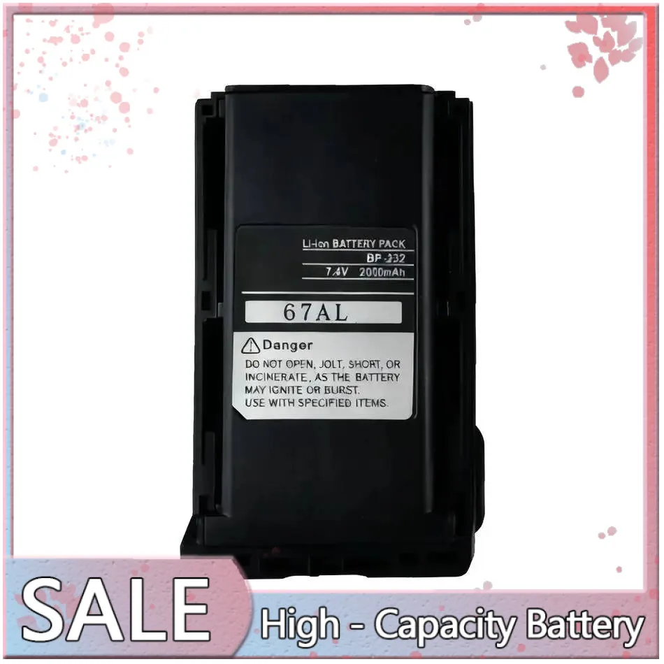 Надежная сменная батарея для двусторонней радиосвязи 2600 мАч для Icom BP-232
Надежная сменная батарея для двусторонней радиосвязи 2600 мАч для Icom BP-232