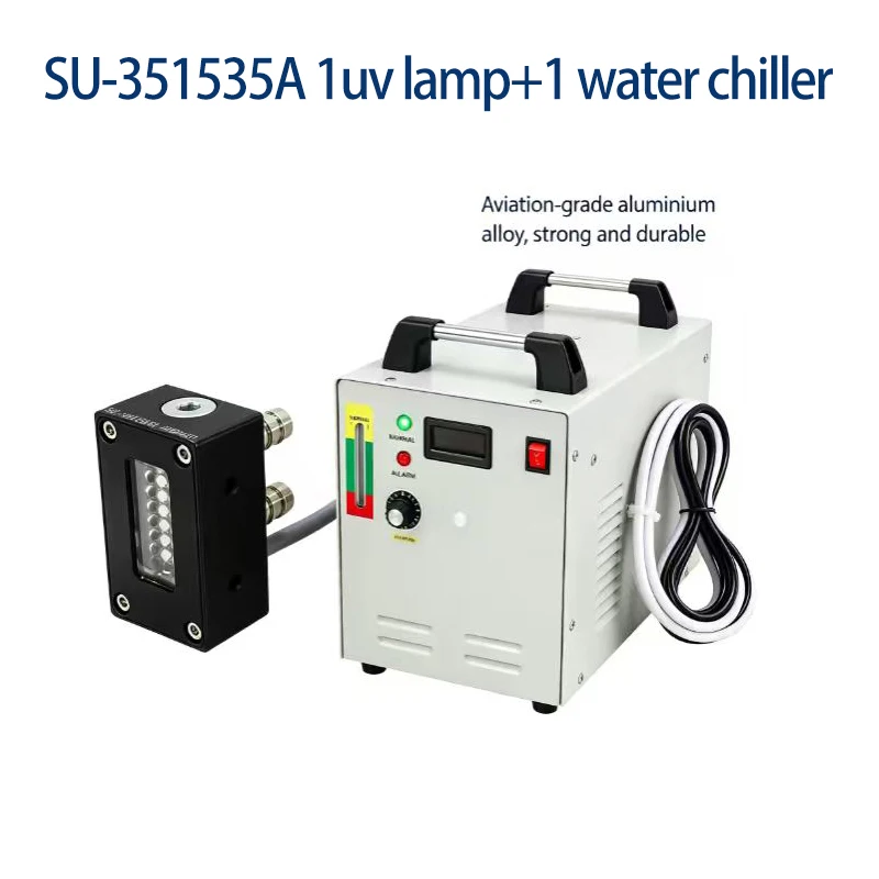 SU-351535A Water Cooled Linear UV LED Curing Lamp 36-72W 360-420nm for Ricoh G5 G6 Ink Pre-curing UV Glue Drying
SU-351535A Water Cooled Linear UV LED Curing Lamp 36-72W 360-420nm for Ricoh G5 G6 Ink Pre-curing UV Glue Drying