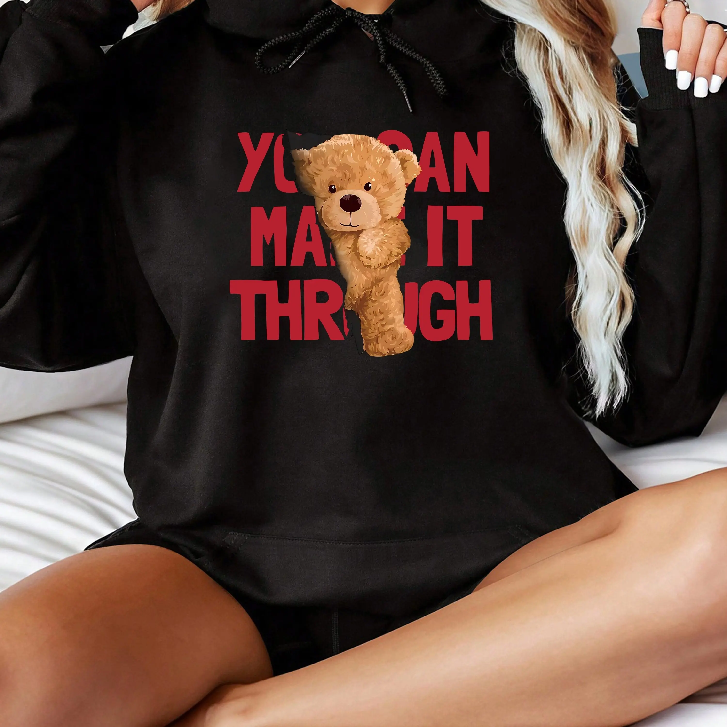 Bear Graphic Printing Autumn and Winter Cotton Men's and Women's Hoodies Casual Outdoor Street Sports Training Brand Trend
Bear Graphic Printing Autumn and Winter Cotton Men's and Women's Hoodies Casual Outdoor Street Sports Training Brand Trend