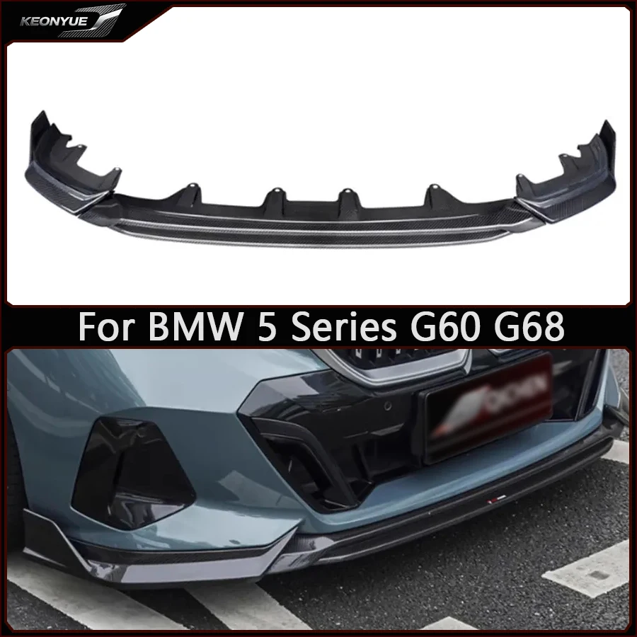 For BMW 5 Series G60 G68 2023+ Carbon Fiber Front lip Car Front Bumper Diverter Spoiler Diffuser chin Car Accessories Body Kit
For BMW 5 Series G60 G68 2023+ Carbon Fiber Front lip Car Front Bumper Diverter Spoiler Diffuser chin Car Accessories Body Kit