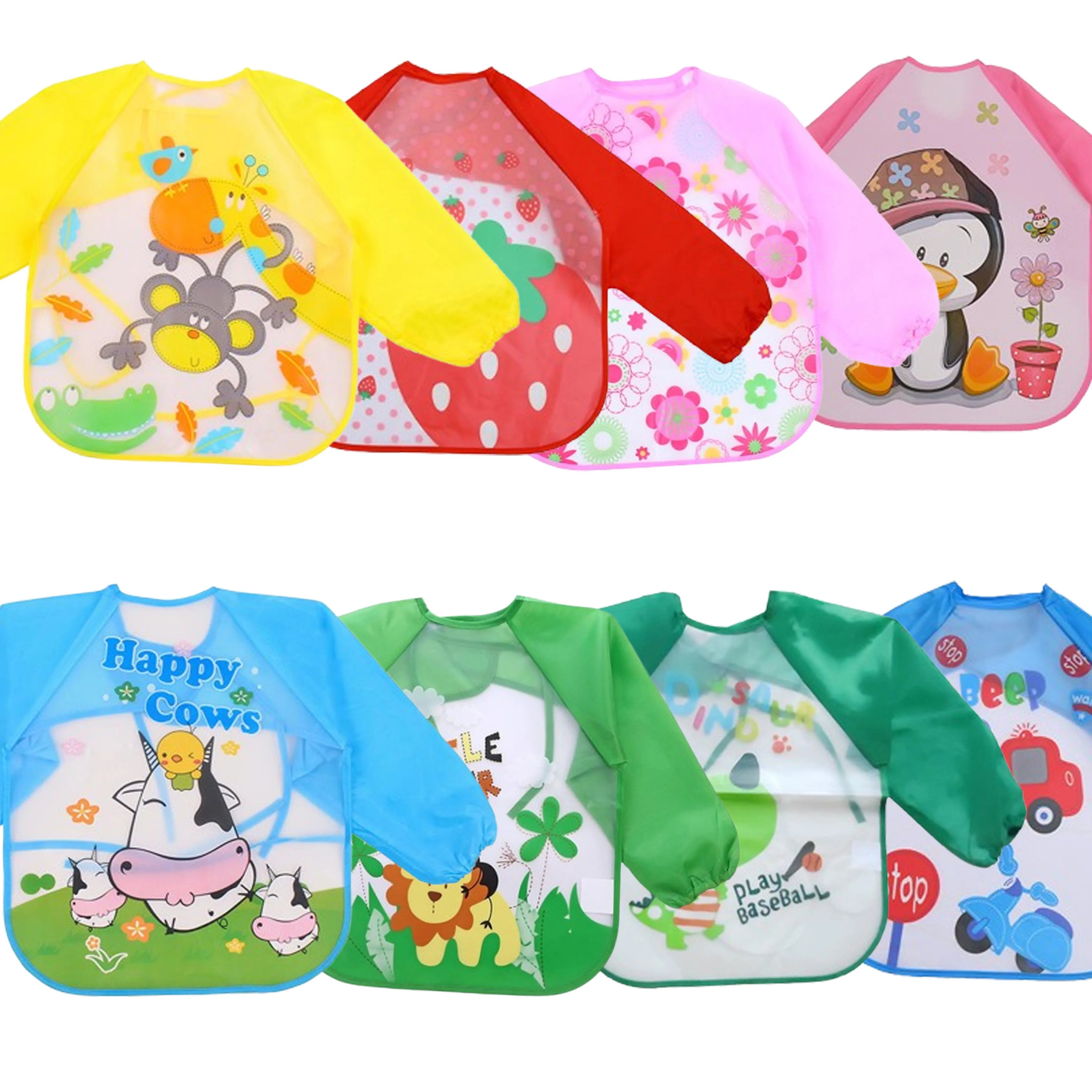 Waterproof Soft Baby Bibs for Boys Girls Cute Cartoon Long Sleeve Feeding Smock Adjustable Toddler Apron Burp Cloth Infant Bib
Waterproof Soft Baby Bibs for Boys Girls Cute Cartoon Long Sleeve Feeding Smock Adjustable Toddler Apron Burp Cloth Infant Bib