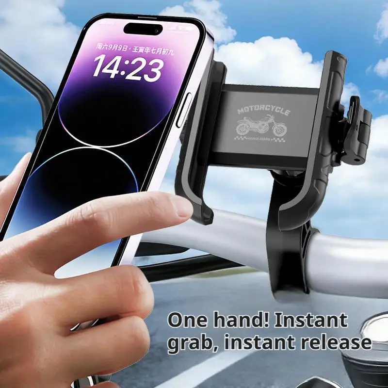 Motorcycle Riding Stand Outdoor Navigation Bike Electric Bike No Blocking Camera Mobile Phone Stand Riding Navigation Tool
Motorcycle Riding Stand Outdoor Navigation Bike Electric Bike No Blocking Camera Mobile Phone Stand Riding Navigation Tool