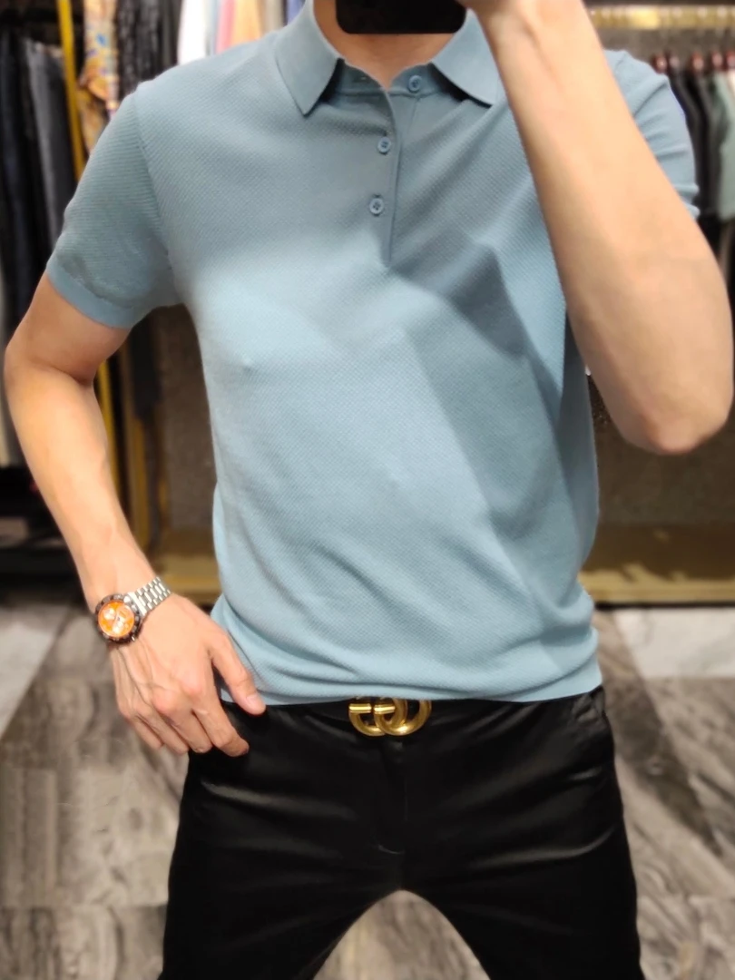Summer New Style Men's Shirt Short Sleeve Casual Slim Fit Turn-down Collar Fashionable Comfortable Versatile Youth Fashion
Summer New Style Men's Shirt Short Sleeve Casual Slim Fit Turn-down Collar Fashionable Comfortable Versatile Youth Fashion