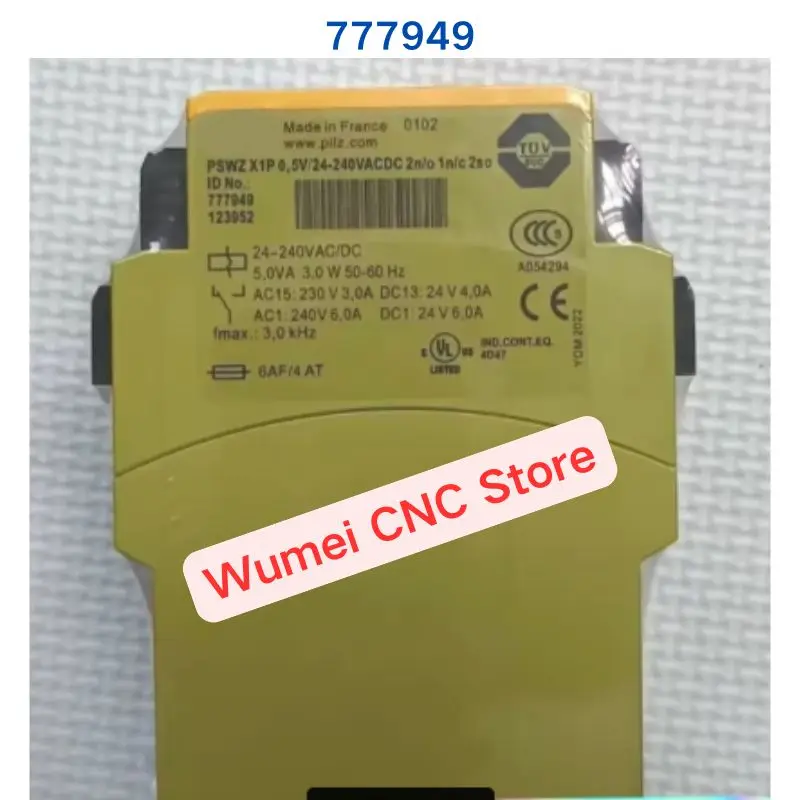 Brand new original safety relay PSWZ X1P 777949 safety relay
Brand new original safety relay PSWZ X1P 777949 safety relay