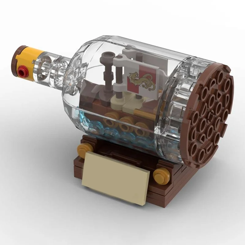 110pcs MOC Micro Ship A Bottle Disneieny Model Building Toy Blocks Construction DIY Creative Idea Kids Christmas Gifts Birthday
110pcs MOC Micro Ship A Bottle Disneieny Model Building Toy Blocks Construction DIY Creative Idea Kids Christmas Gifts Birthday