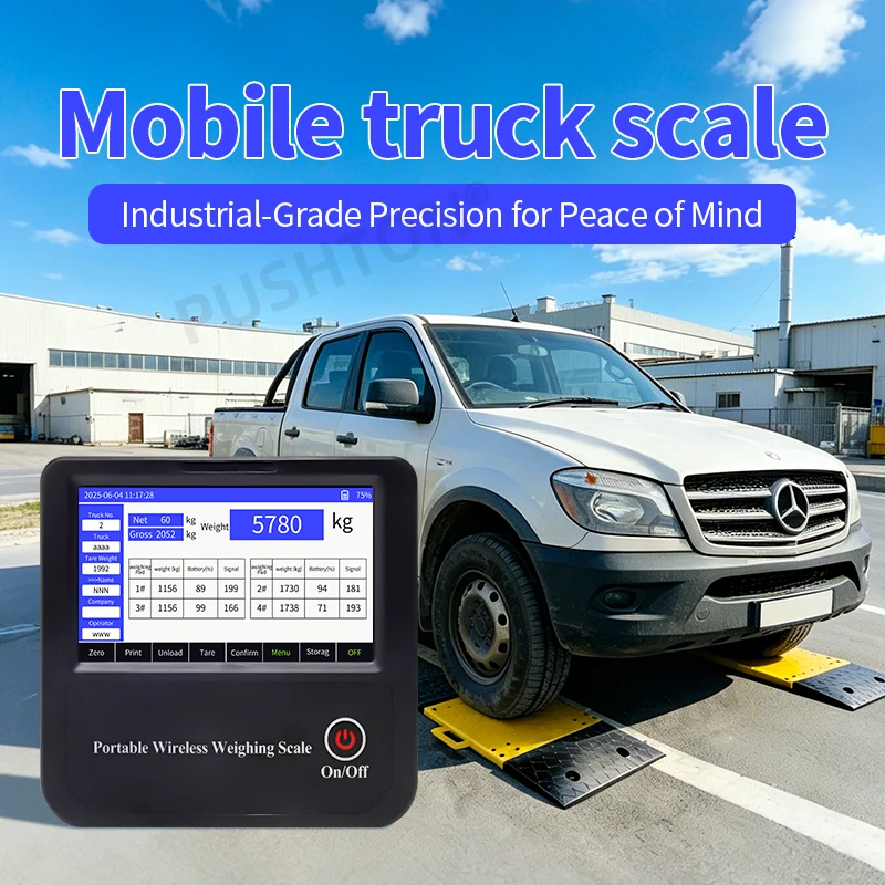 Industrial Portable Mobile Weighbridge Easy Installation Axle Pad Scale Weighing Portable Truck Axle Scale
Industrial Portable Mobile Weighbridge Easy Installation Axle Pad Scale Weighing Portable Truck Axle Scale
