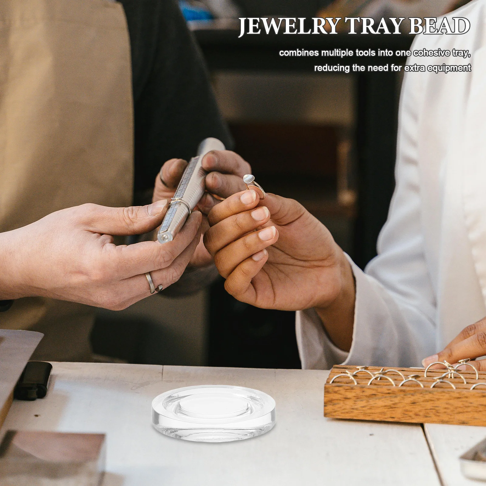 Поднос для ювелирных изделий, дизайнерский стол из бисера, прозрачный многофункциональный поднос для изготовления ювелирных изделий своими руками, браслет, ожерелье с измерительной шкалой
Поднос для ювелирных изделий, дизайнерский стол из бисера, прозрачный многофункциональный поднос для изготовления ювелирных изделий своими руками, браслет, ожерелье с измерительной шкалой