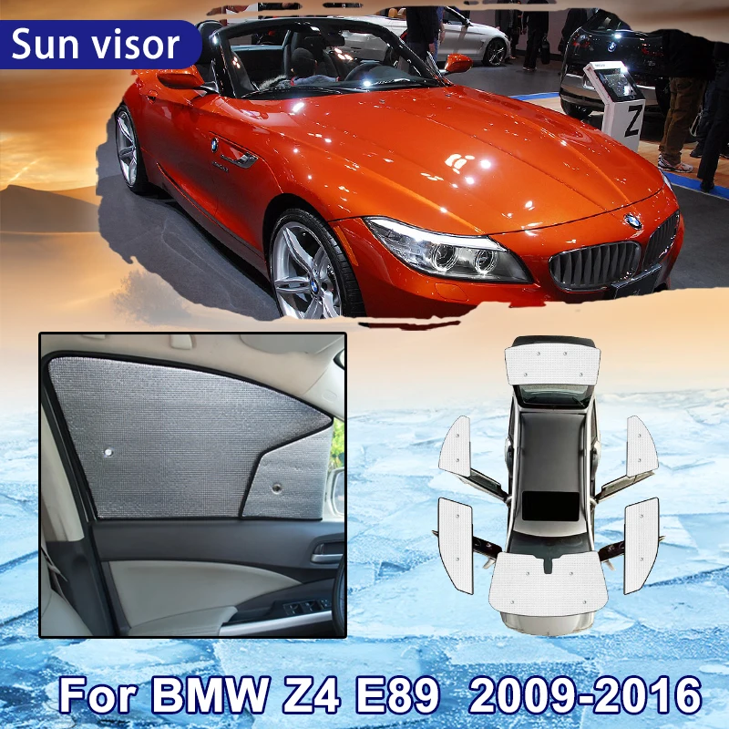 Автомобильный солнцезащитный козырек для BMW Z4 E89 2009 ~ 2016 2012 2013 2014 2015, автомобильный козырек с полным покрытием, солнцезащитный козырек на лобовое стекло, боковое стекло, защита от солнца
Автомобильный солнцезащитный козырек для BMW Z4 E89 2009 ~ 2016 2012 2013 2014 2015, автомобильный козырек с полным покрытием, солнцезащитный козырек на лобовое стекло, боковое стекло, защита от солнца