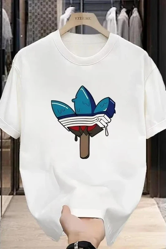 Summer Versatile Fashion Men Women T-shirt Large Size Casual Breathable Short Sleeves Couple's T-shirt Comfortable Clothing
Summer Versatile Fashion Men Women T-shirt Large Size Casual Breathable Short Sleeves Couple's T-shirt Comfortable Clothing