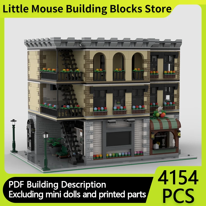 Модель City Street View MOC, строительные кирпичи, популярный ТВ, драматическая сцена, модульные технологии, подарки, праздник, сборка, детские игрушки, костюм
Модель City Street View MOC, строительные кирпичи, популярный ТВ, драматическая сцена, модульные технологии, подарки, праздник, сборка, детские игрушки, костюм