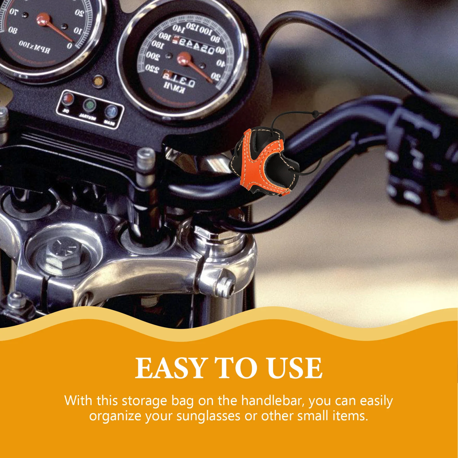 Handlebar Mount Organizer Motorcycle Eyeglasses Holder Storage Bag Vintage Style Portable Accessory Tool Case
Handlebar Mount Organizer Motorcycle Eyeglasses Holder Storage Bag Vintage Style Portable Accessory Tool Case