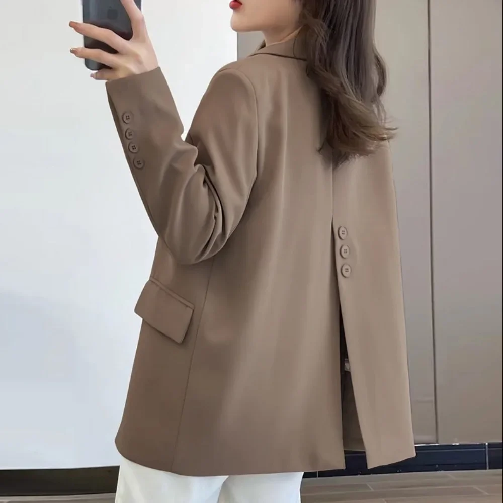 Crop Coats for Women Spring Autumn Loose Outerwears 2025 New In Jacket Chic and Elegant Bring Korean Fashion Short Blazer Woman
Crop Coats for Women Spring Autumn Loose Outerwears 2025 New In Jacket Chic and Elegant Bring Korean Fashion Short Blazer Woman