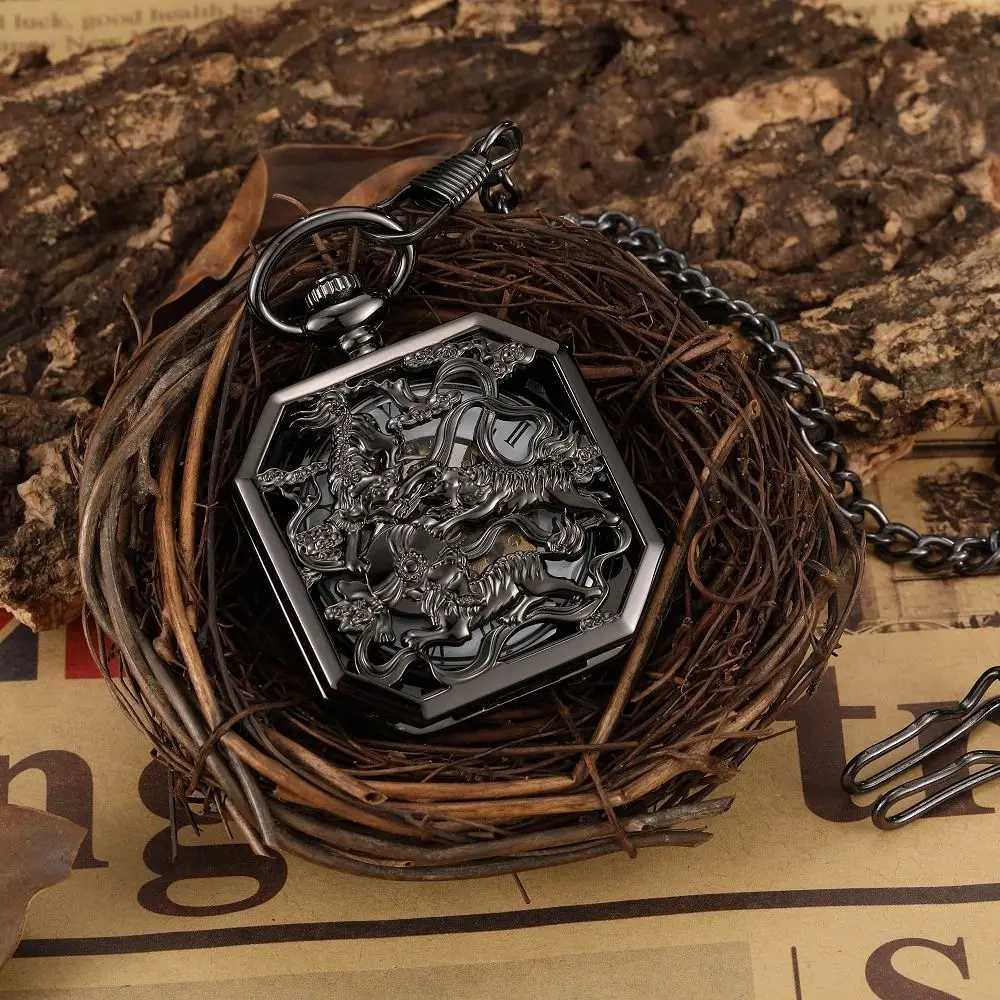 Retro Hollow Flip Cover Roman Numerals Hand Wind Mechanical Pocket Watch Steampunk Fob Chain Pendent Clock Gift for Men Women
Retro Hollow Flip Cover Roman Numerals Hand Wind Mechanical Pocket Watch Steampunk Fob Chain Pendent Clock Gift for Men Women