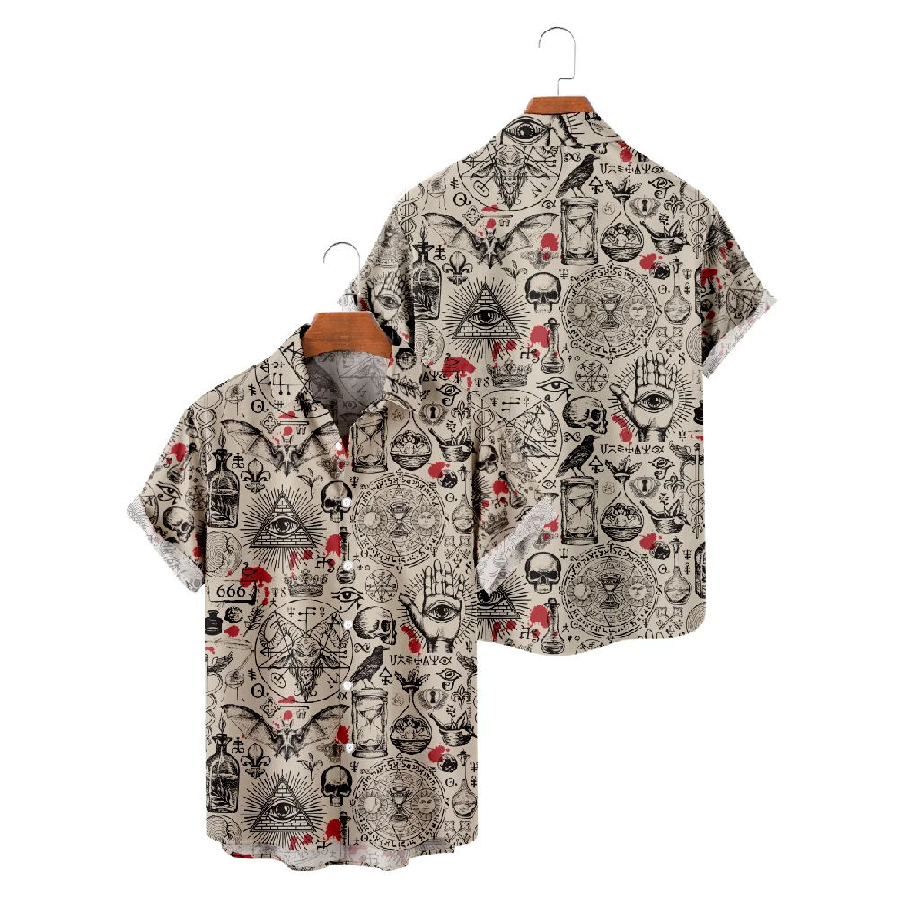 Casual Shirts for Men Cool Demons Painting Magic Formation Short Sleeve Shirts Summer Tops Breathable
Casual Shirts for Men Cool Demons Painting Magic Formation Short Sleeve Shirts Summer Tops Breathable