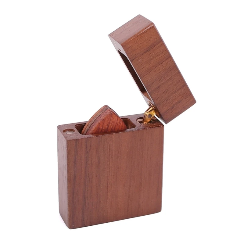 Wooden Guitar Pick Box Portable Guitar Plectrums Holder Cases with 5 Guitar Pick
Wooden Guitar Pick Box Portable Guitar Plectrums Holder Cases with 5 Guitar Pick