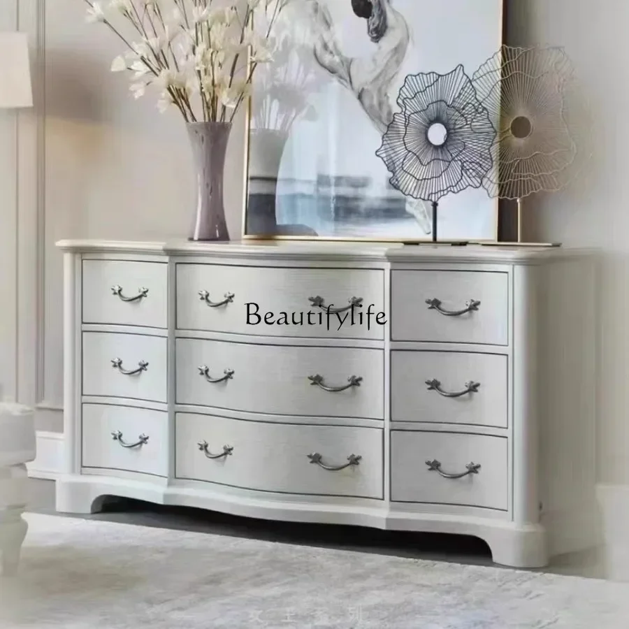 American nine-chest cabinet, bedroom storage cabinet, living room entrance, sofa side cabinet
American nine-chest cabinet, bedroom storage cabinet, living room entrance, sofa side cabinet