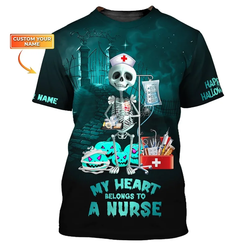 Custom Name 3d Print Halloween Pumpkin Skull Tshirt For Men New In Short Sleeve Oversized Party Tee Shirts Streetwear Kids Shirt
Custom Name 3d Print Halloween Pumpkin Skull Tshirt For Men New In Short Sleeve Oversized Party Tee Shirts Streetwear Kids Shirt