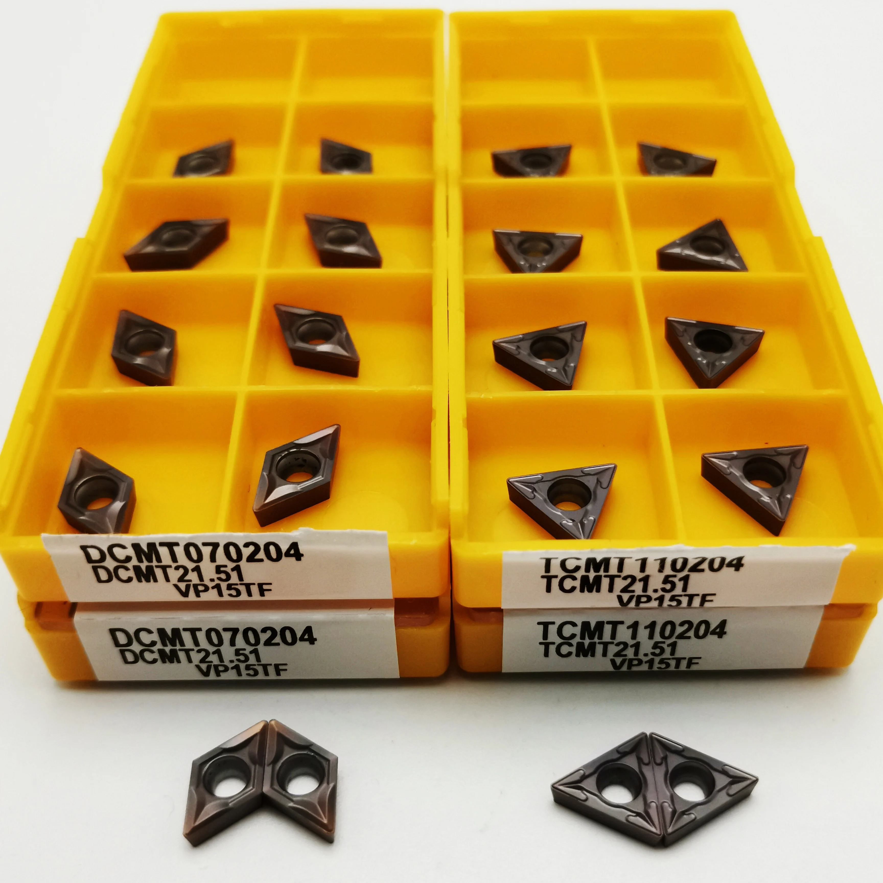10PCS DCMT070204 TCMT110204 VP15TF Carbide Insert Turning Insert CNC Lathe Tool Turning Tool DCMT0702 TCMT1102
10PCS DCMT070204 TCMT110204 VP15TF Carbide Insert Turning Insert CNC Lathe Tool Turning Tool DCMT0702 TCMT1102