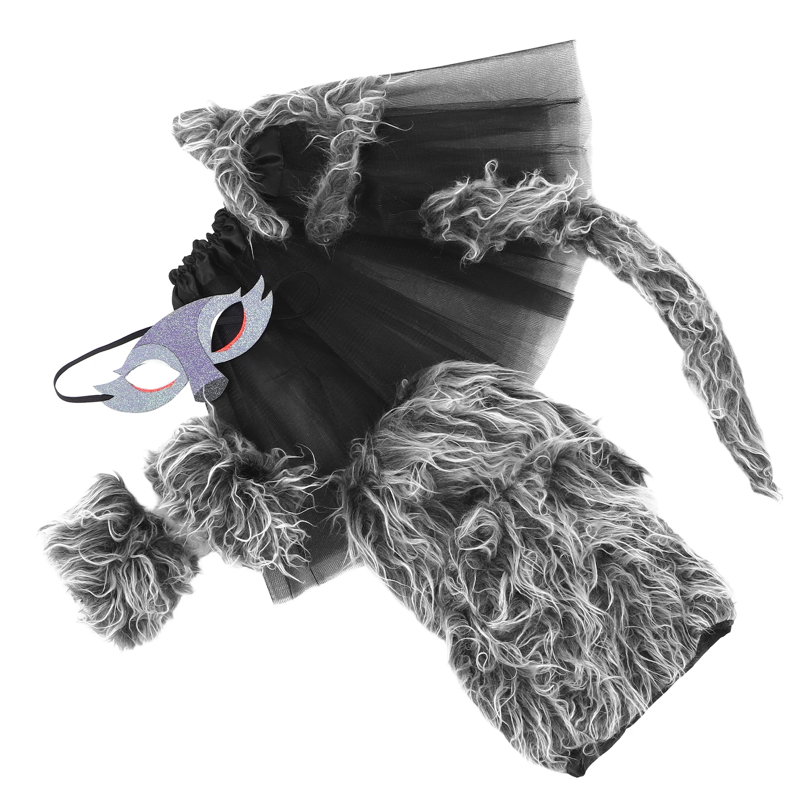 Wolf Costume Set Wool Artificial Fiber Dress Up Halloween Children Theatrical Performances Accessory
Wolf Costume Set Wool Artificial Fiber Dress Up Halloween Children Theatrical Performances Accessory