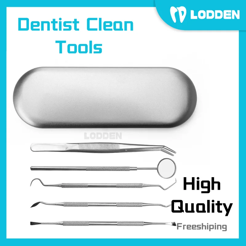 Dentist Prepared Tool Stainless Steel Multiple Cases Dental Mirror Dental Probe Sickle HoeTweezer Dental Oral Care Instrument
Dentist Prepared Tool Stainless Steel Multiple Cases Dental Mirror Dental Probe Sickle HoeTweezer Dental Oral Care Instrument