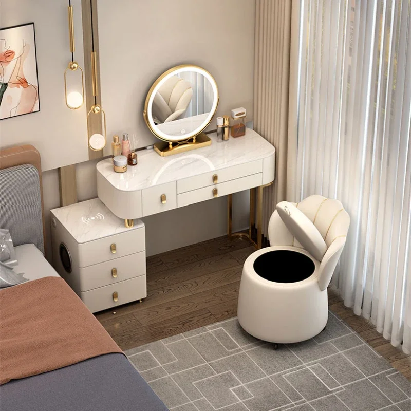 Nordic Blaxk Cabinet Dressing Table Bluetooth Wood Modern Luxury Dressing Table Mirror Light Tocador Maquillaje Furniture
Nordic Blaxk Cabinet Dressing Table Bluetooth Wood Modern Luxury Dressing Table Mirror Light Tocador Maquillaje Furniture