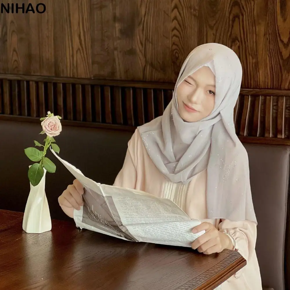 Fashion Elegant Turban Headband Soft Solid Color Crystal Chiffon Hijab Head Wrap Ethnic Hijab Shawls Lady
Fashion Elegant Turban Headband Soft Solid Color Crystal Chiffon Hijab Head Wrap Ethnic Hijab Shawls Lady