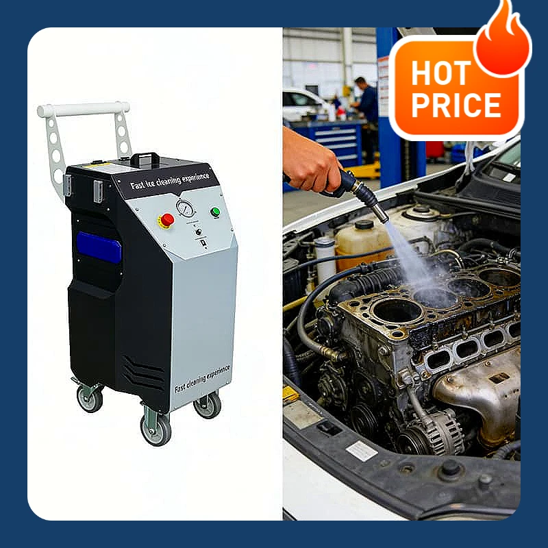 High Pressure Dry Ice Blasting and Cleaning Machine Clean Strong Dry Ice Cleaning Industrial Parts Automotive Molds Customized
High Pressure Dry Ice Blasting and Cleaning Machine Clean Strong Dry Ice Cleaning Industrial Parts Automotive Molds Customized