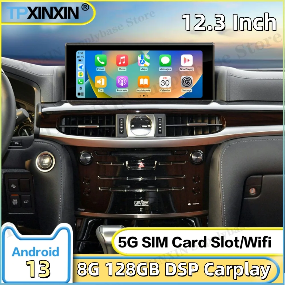 Для Lexus LX570 2016-2020: Автомобильная мультимедийная система Qualcomm с Android Auto, GPS-навигацией и интеллектуальным головным устройством
Для Lexus LX570 2016-2020: Автомобильная мультимедийная система Qualcomm с Android Auto, GPS-навигацией и интеллектуальным головным устройством