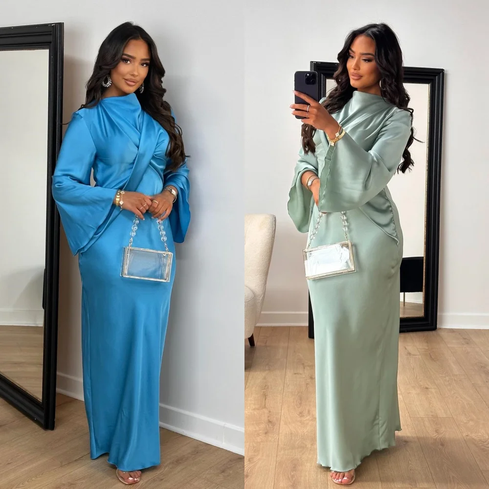 Customized Satin Draped Ruffles Criss-Cross Homecoming A-line High Collar Bespoke Occasion Gown Long Dresses Prom
Customized Satin Draped Ruffles Criss-Cross Homecoming A-line High Collar Bespoke Occasion Gown Long Dresses Prom