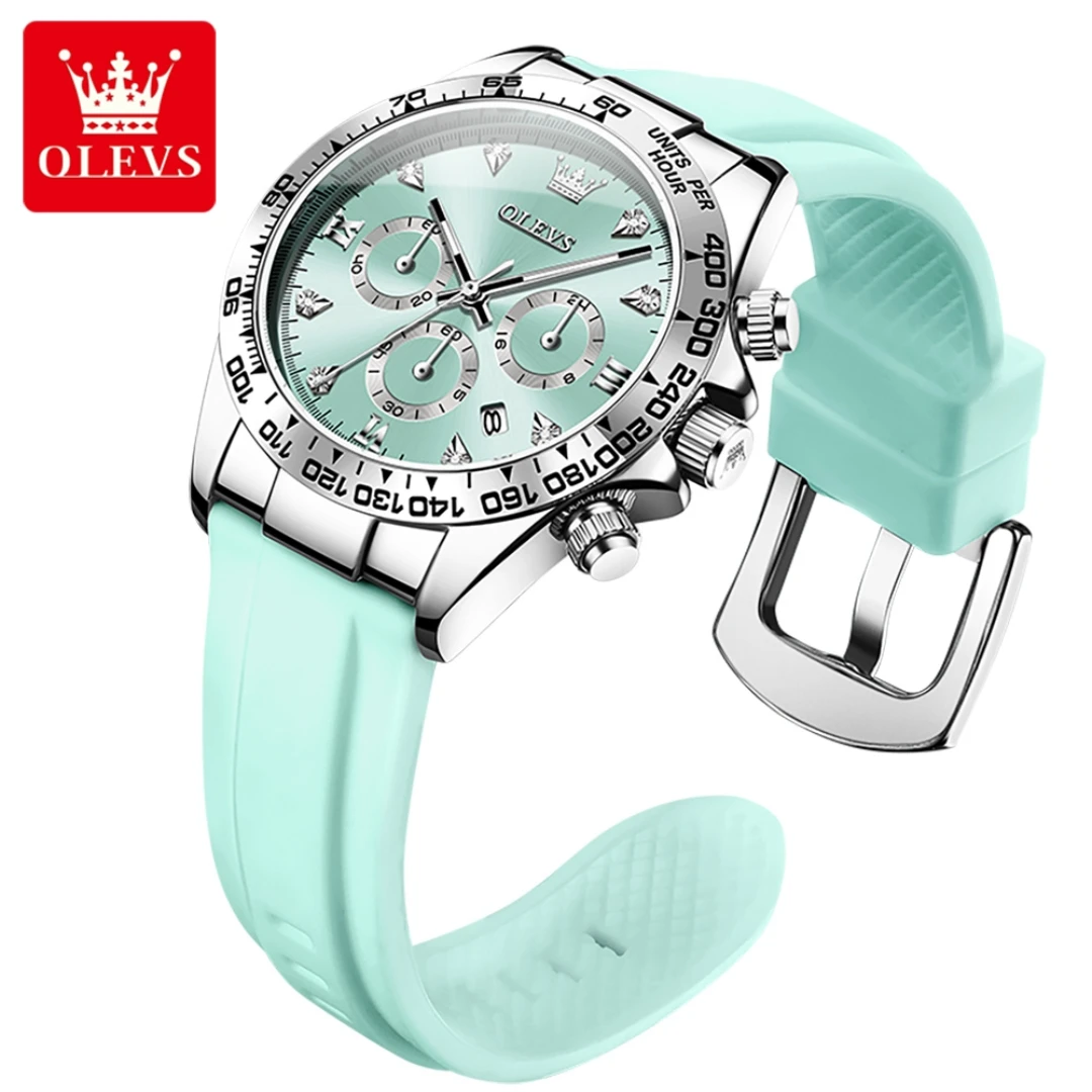 OLEVS 5618 Fashion Quartz Watch Gift Silicone Watchband Round-dial Wristwatch Calendar Luminous Small second
OLEVS 5618 Fashion Quartz Watch Gift Silicone Watchband Round-dial Wristwatch Calendar Luminous Small second
