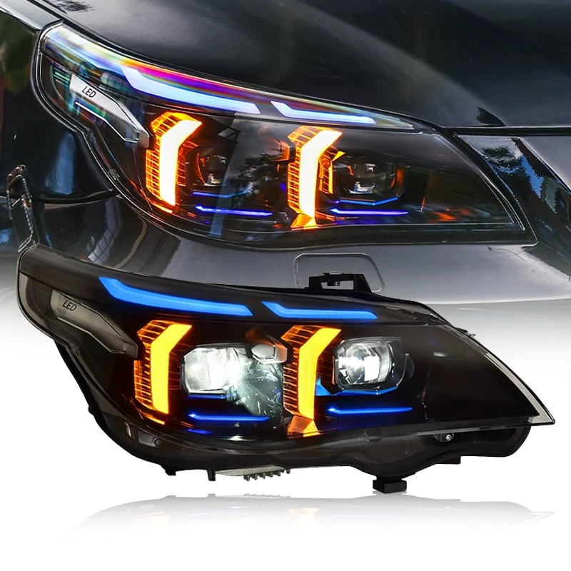 STLFCar Lights for BMWs E60 LED Headlight Projector Lens 2003-2009 523i 530i Angel Eye LED Headlight DRL Automotive Accessories
STLFCar Lights for BMWs E60 LED Headlight Projector Lens 2003-2009 523i 530i Angel Eye LED Headlight DRL Automotive Accessories