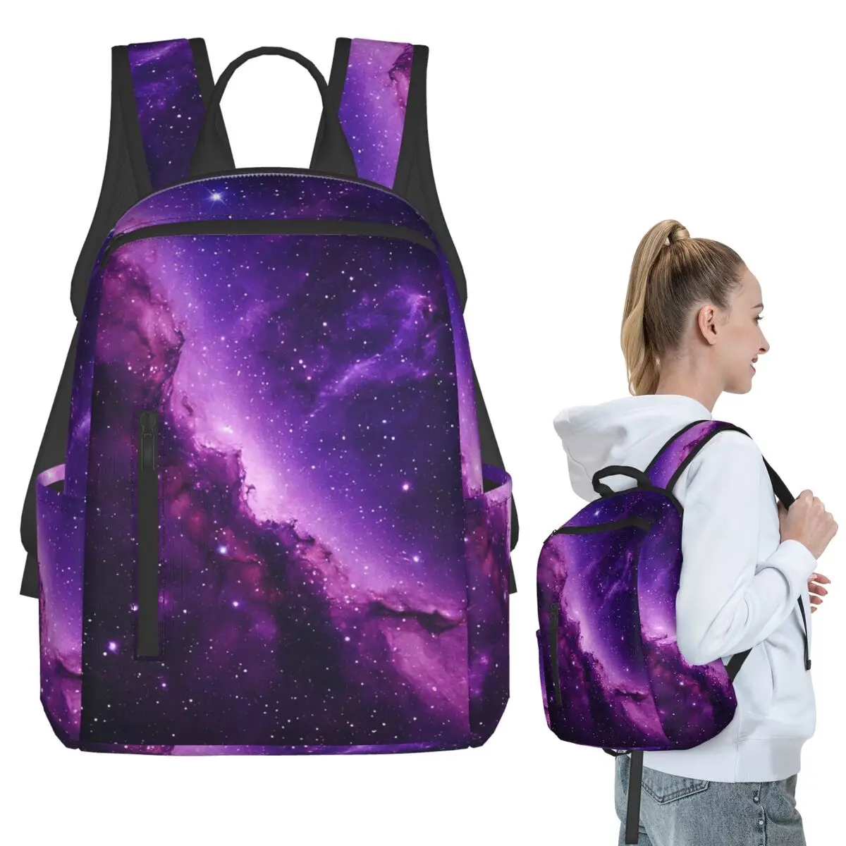 Starry Purple Galaxy Backpack Student BookBag Children School Bag Laptop Shoulder Bags Boys Girls
Starry Purple Galaxy Backpack Student BookBag Children School Bag Laptop Shoulder Bags Boys Girls
