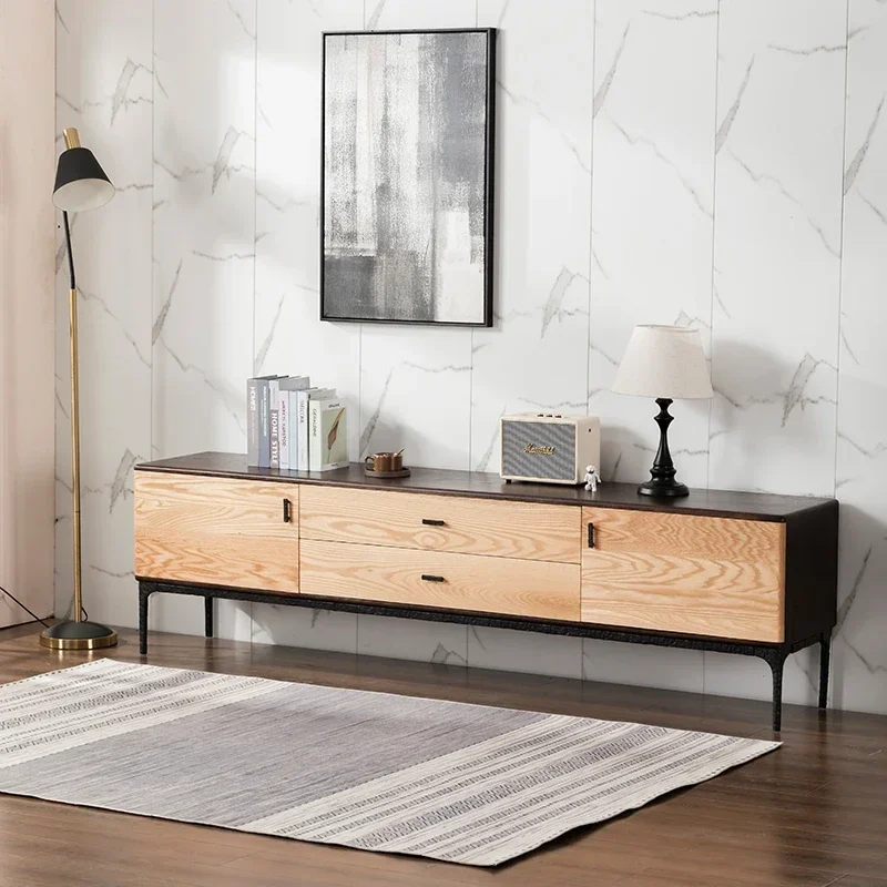 N Nordic light luxury solid wood TV cabinet is a modern simple small apartment coffee table combination
N Nordic light luxury solid wood TV cabinet is a modern simple small apartment coffee table combination